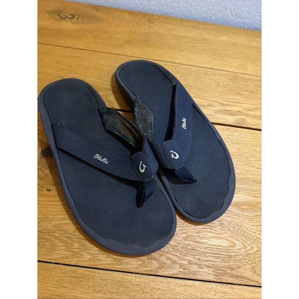 OluKai Men's Ohana sandal black 15
